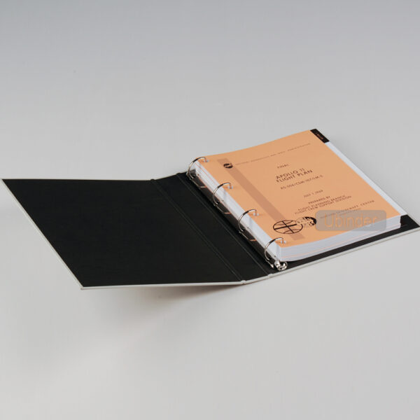 Heavy Duty 1.5 Inch 4 D Ring Paper Binder With Insert-front-view