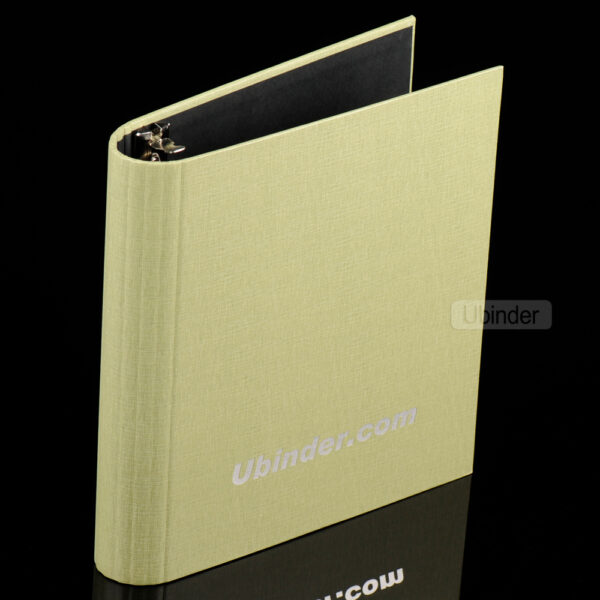 Euro-Round-Back-Slant-D-Ring-Fancy-Paper-Binder-With-Booster-side-view
