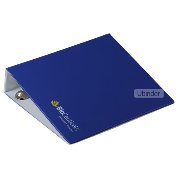 Nave Blue 2 Inch 4 Ring Vinyl A4 Binder-front-view